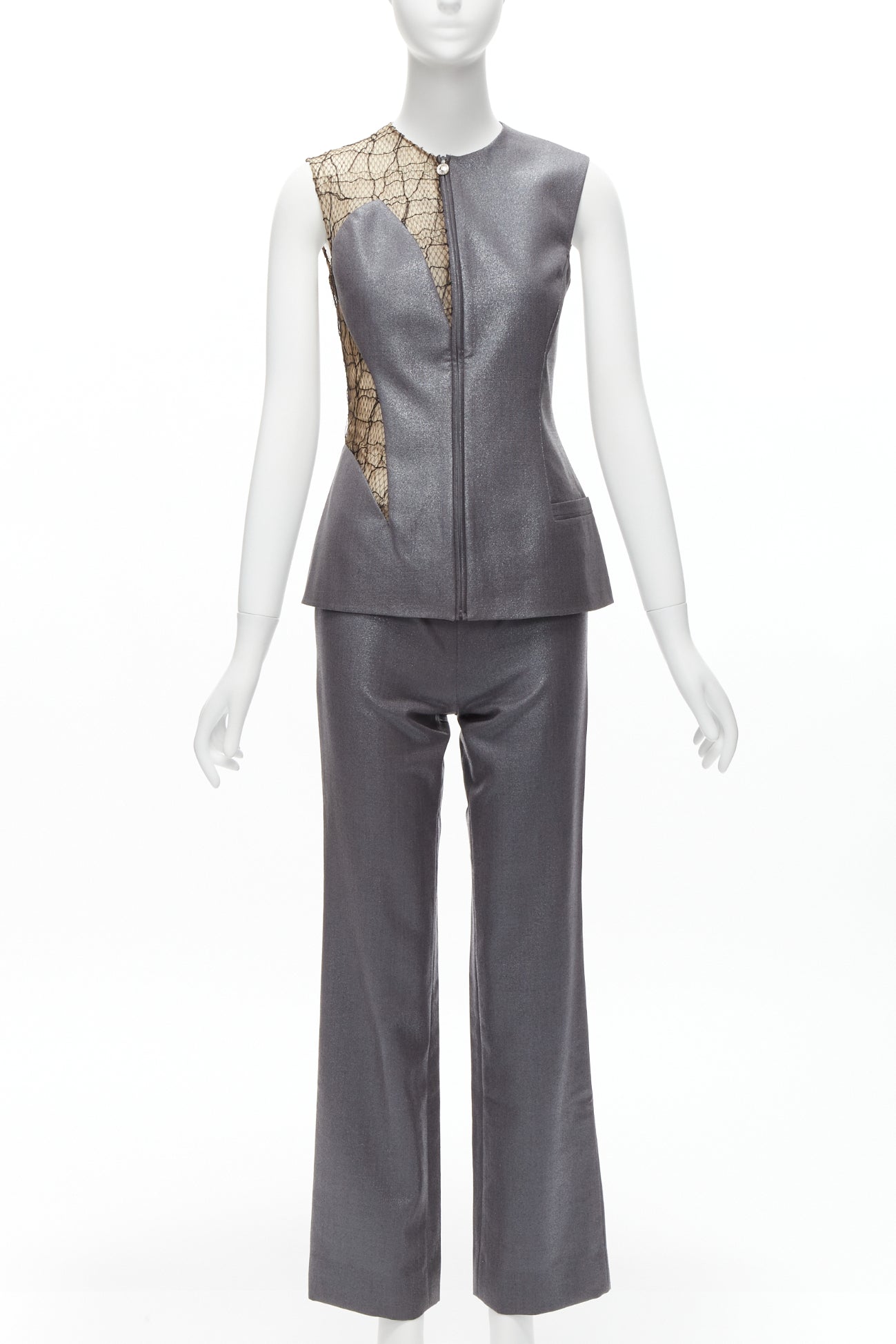 Gianni Versace by Gianni Versace - Grey Women Casual Jumpsuit