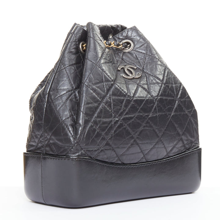 black leather backpack 2017 Maison de Sabre he gets a new backpack and has been unhappy with it Chanel by Karl Lagerfeld -