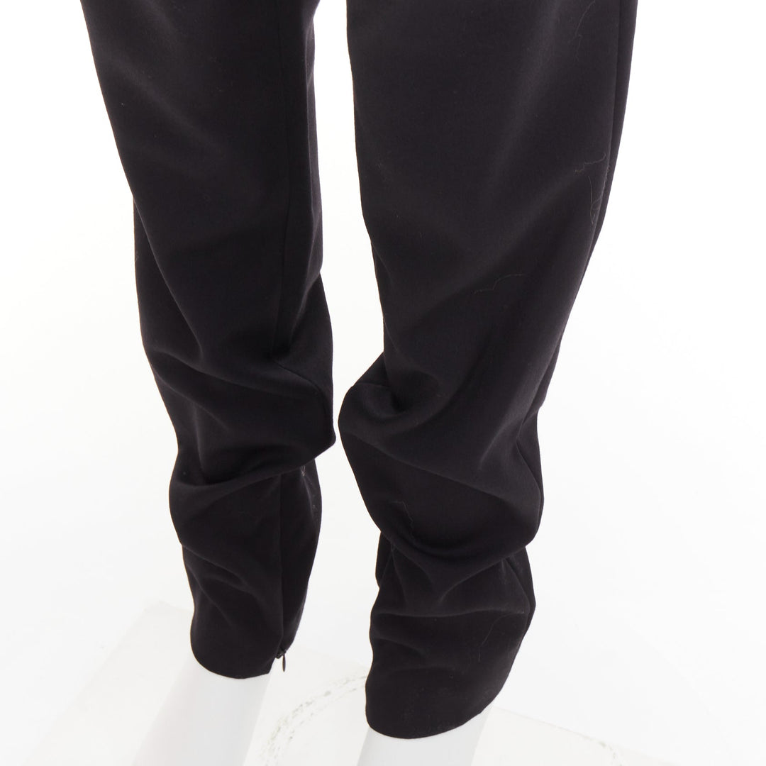 ALEXANDRE VAUTHIER COUTURE SS2016 Runway black gold zip cargo pocket harem pants