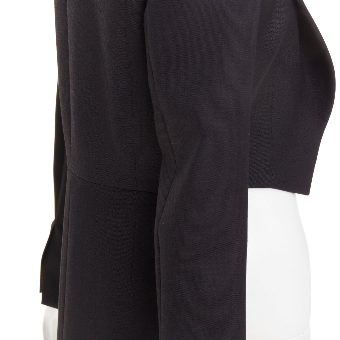 ALEXANDRE VAUTHIER COUTURE SS2020 Runway Queue De Pie satin tailcoat blazer