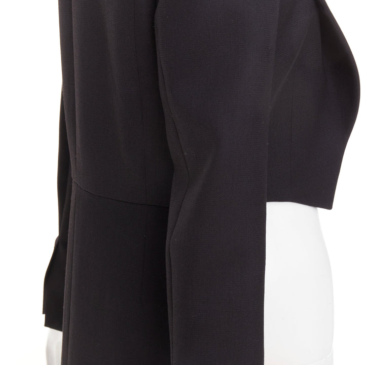 ALEXANDRE VAUTHIER COUTURE SS2020 Runway Queue De Pie satin tailcoat blazer