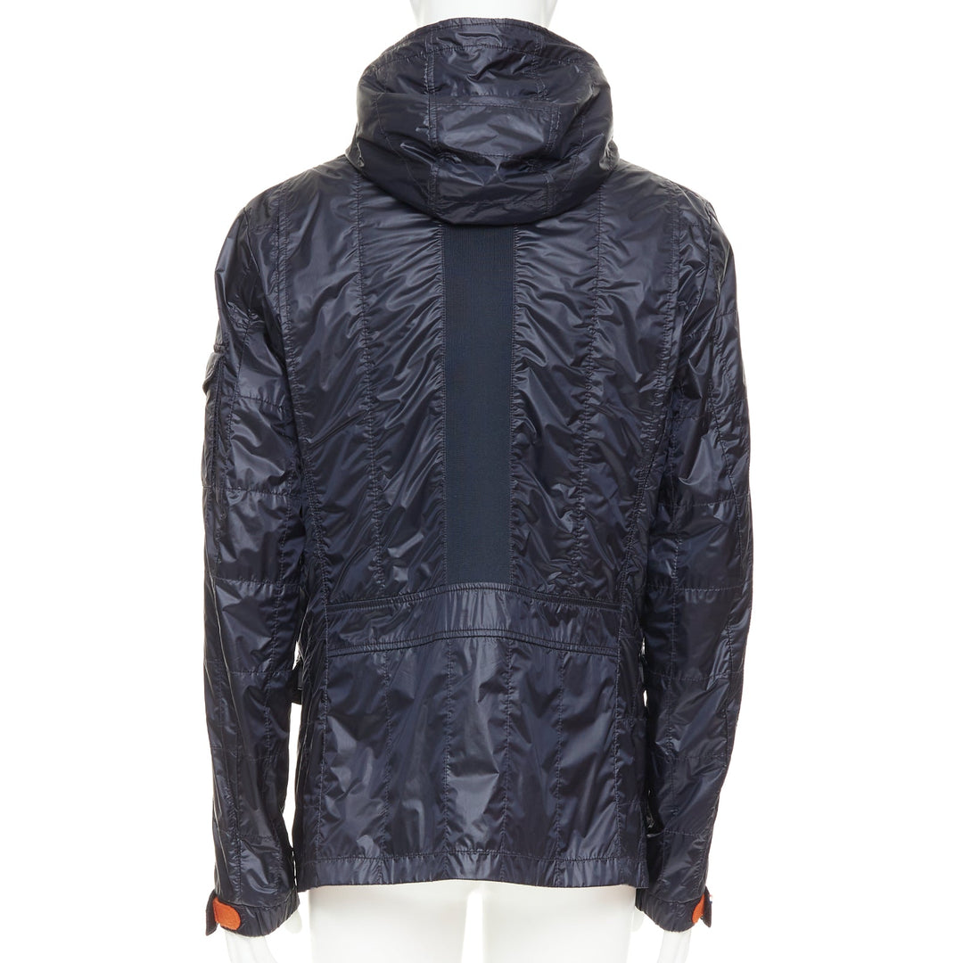 MONCLER Sauldre Giubbotto navy nylon lightweight quilted field jacket Sz.4 XL