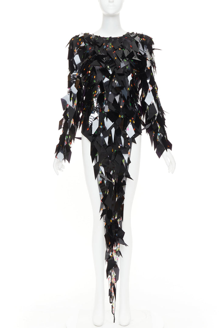 rare ALEXANDRE VAUTHIER COUTURE SS2023 Runway Lesage filigree pailette dress