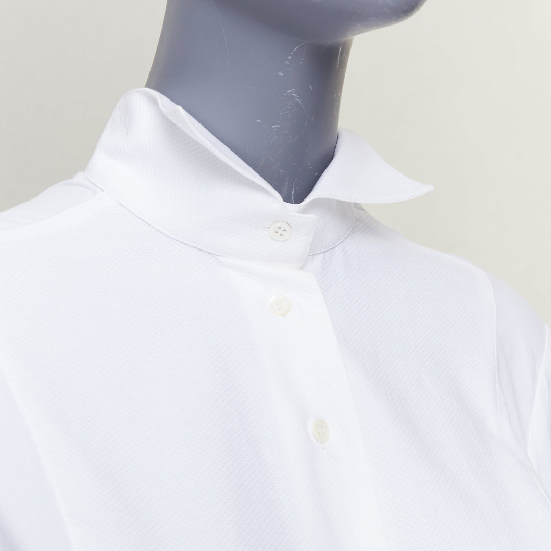 ALEXANDER MCQUEEN 2006 tailored long sleeve spread collar cotton shirt IT42 M