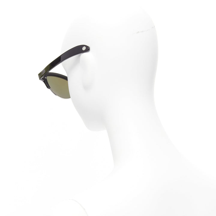 GENTLE MONSTER Pushbutton No.2 Inflexible J01 black cat eye sunglasses