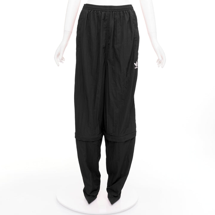 rare BALENCIAGA ADIDAS Demna 2022 Runway Pantashoe Jogginghose black heels EU38