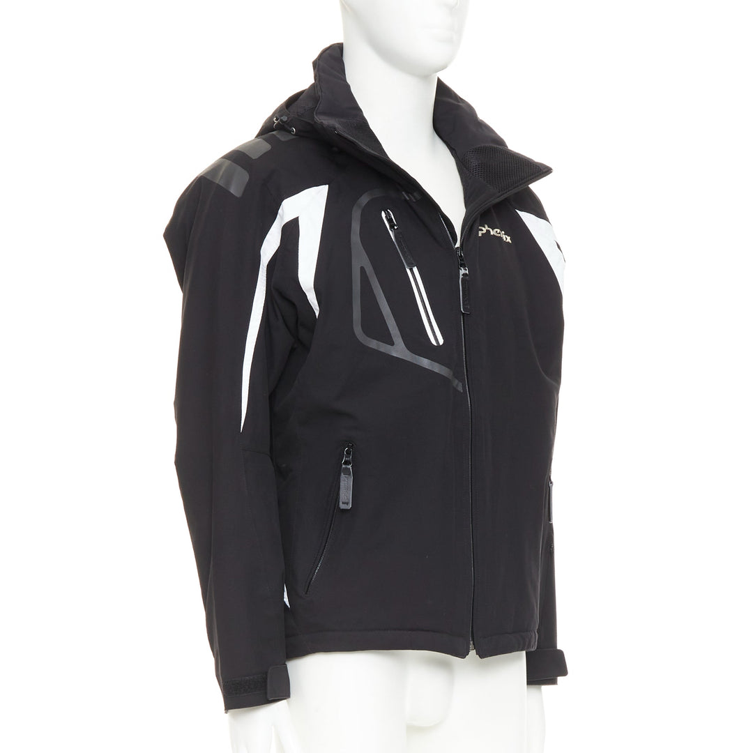 PHENIX Thunderon Digenite Thermo black waterproof 4way stretch ski jacket EU50 L