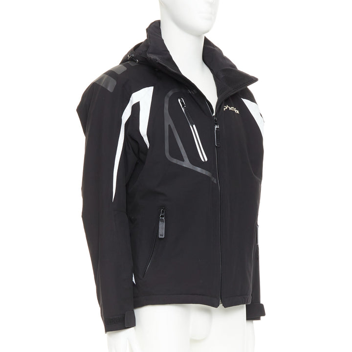 PHENIX Thunderon Digenite Thermo black waterproof 4way stretch ski jacket EU50 L
