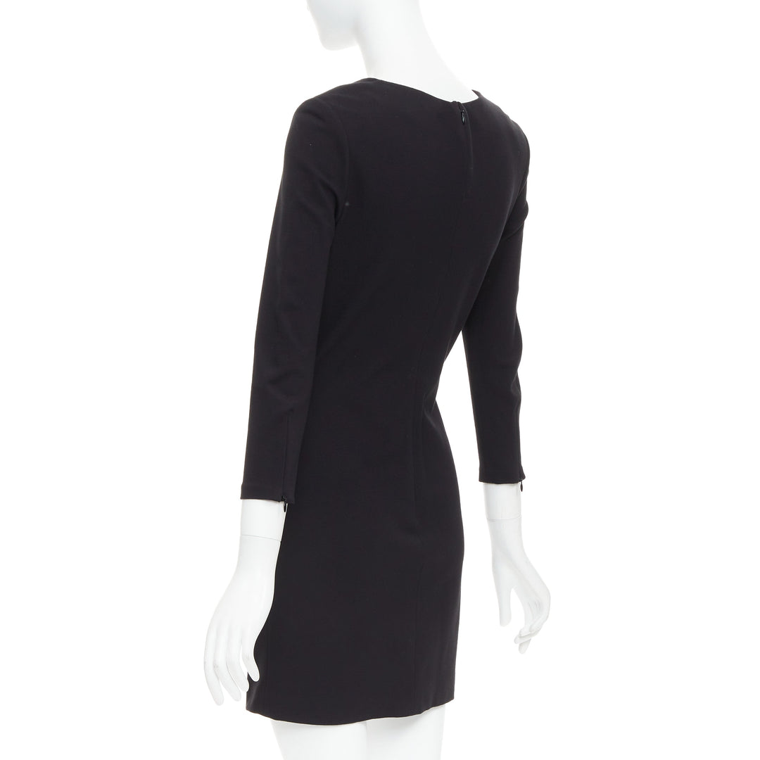MATTHEW WILLIAMSON green black rectangular sequin embellished dress UK10 M