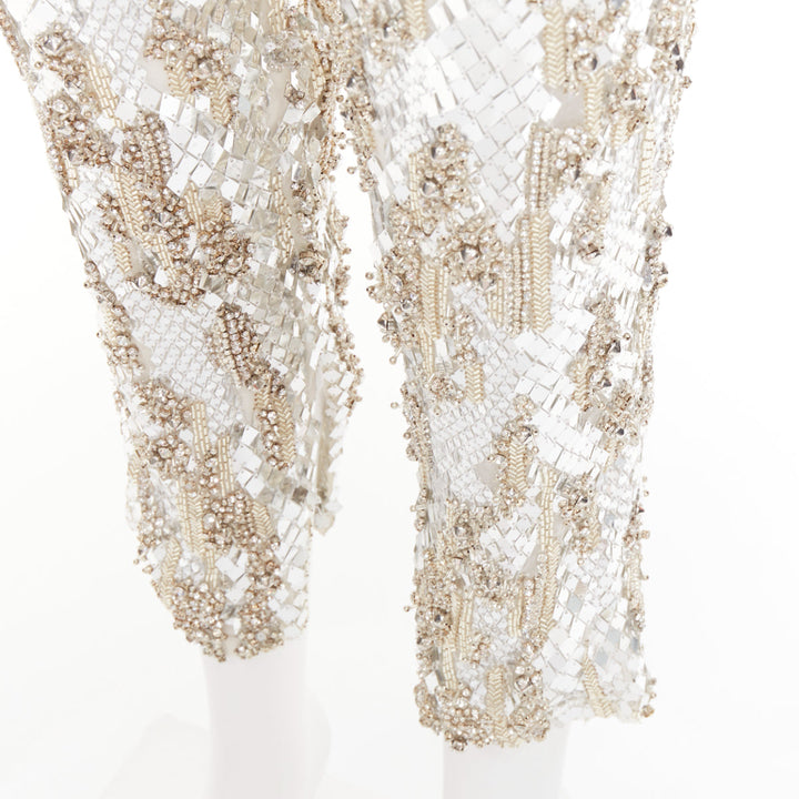 rare ALEXANDRE VAUTHIER COUTURE 2016 Runway Lesage bead crystal sequin pants