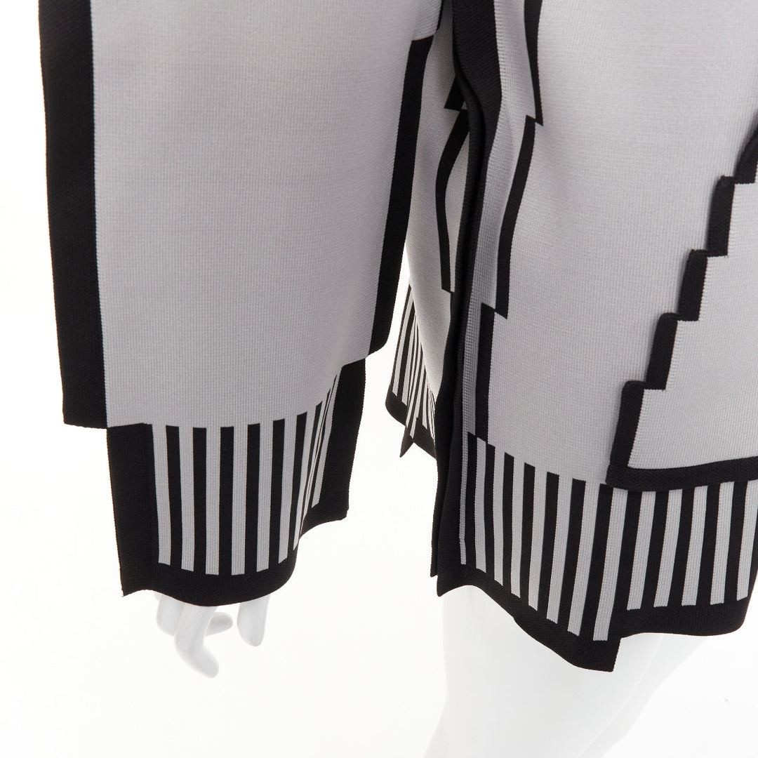 rare LOEWE 2023 Runway Pixel Capsule technical knit trompe loeil sweater  XS
