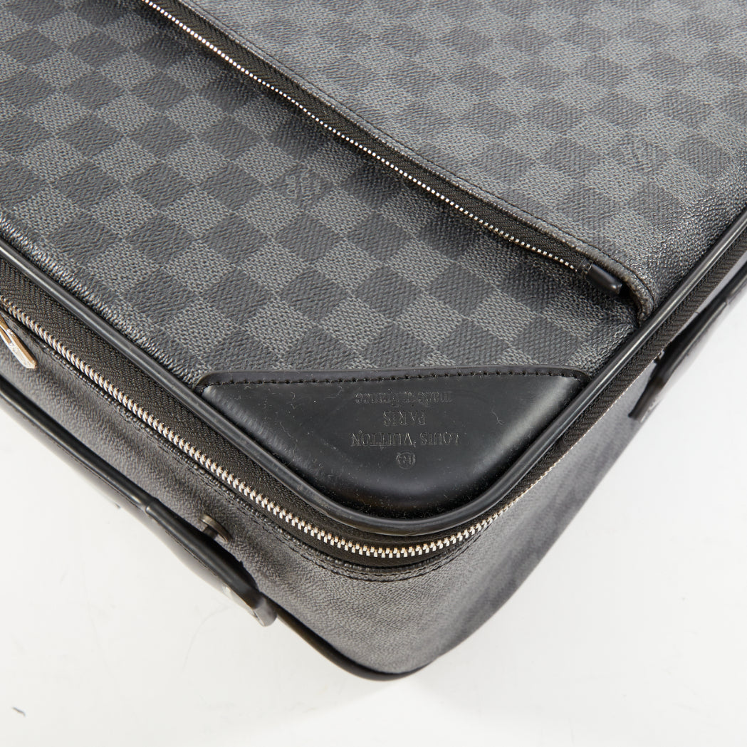 LOUIS VUITTON Damier Cobalt Pegase Legere Business 55 rolling travel luggage