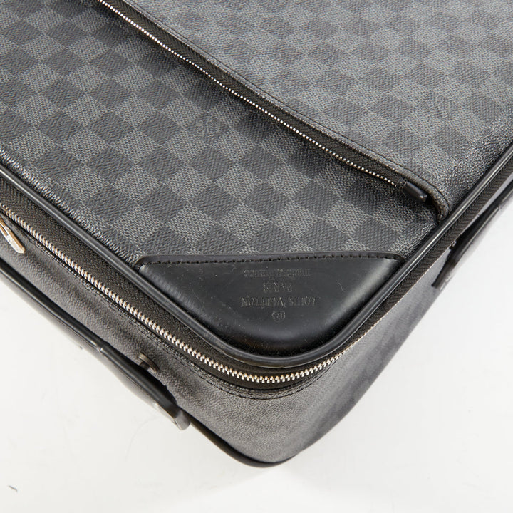 LOUIS VUITTON Damier Cobalt Pegase Legere Business 55 rolling travel luggage