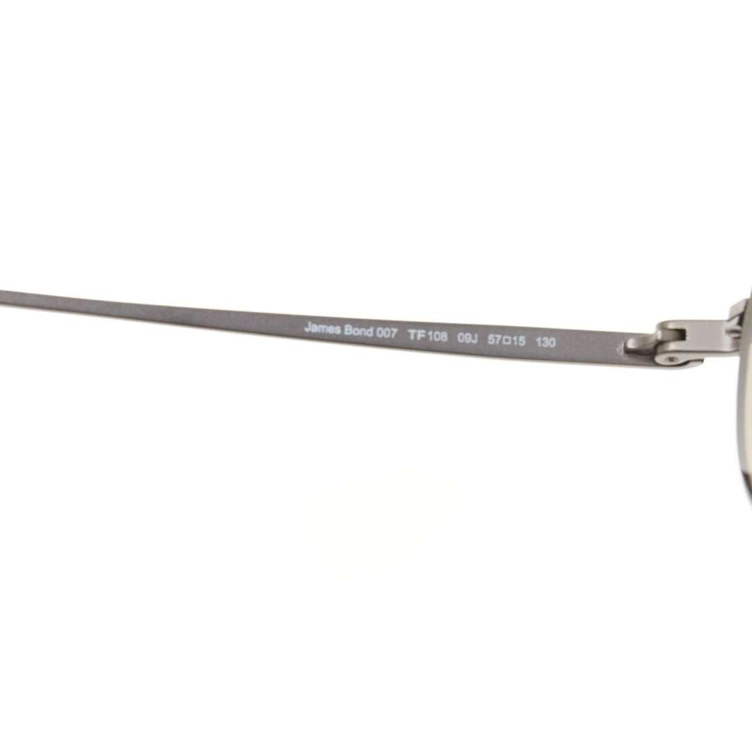 TOM FORD 2008 TF108 James Bond 007 gunmetal brown aviator sunglasses