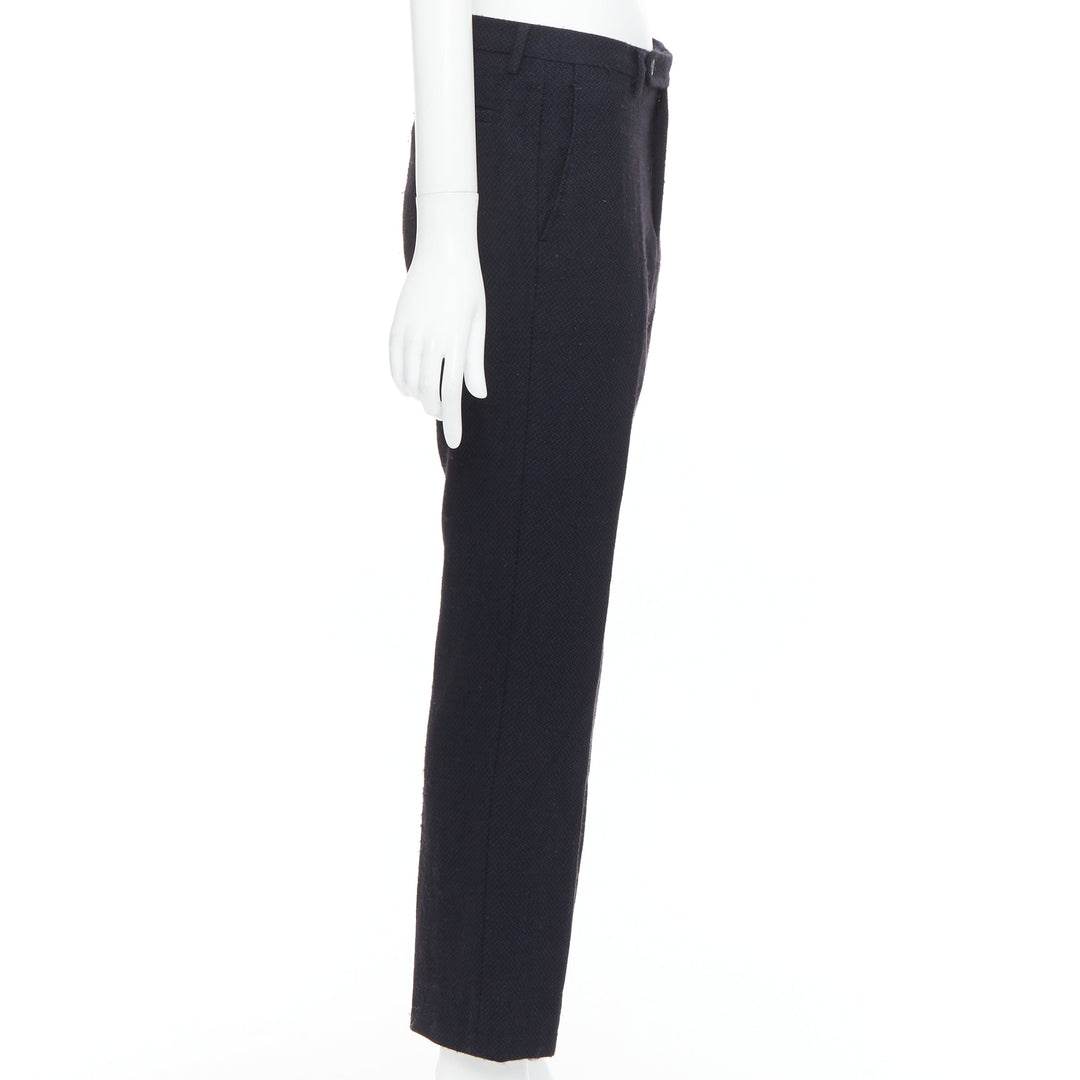 MAISON MARGIELA Line 14 navy wool tapered pants IT48 M