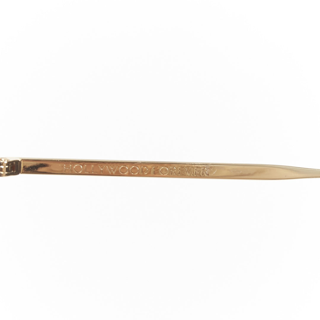 GUCCI Hollywood Forever GG0898S silver crystal black cat eye sunglasses