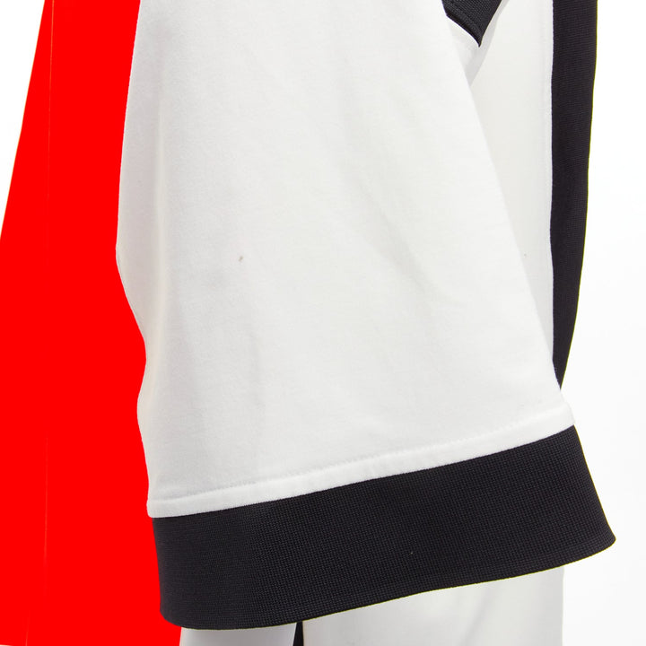 AMBUSh NIKE LAB 2019 neon orange white badge kimono football jersey jacket XS
