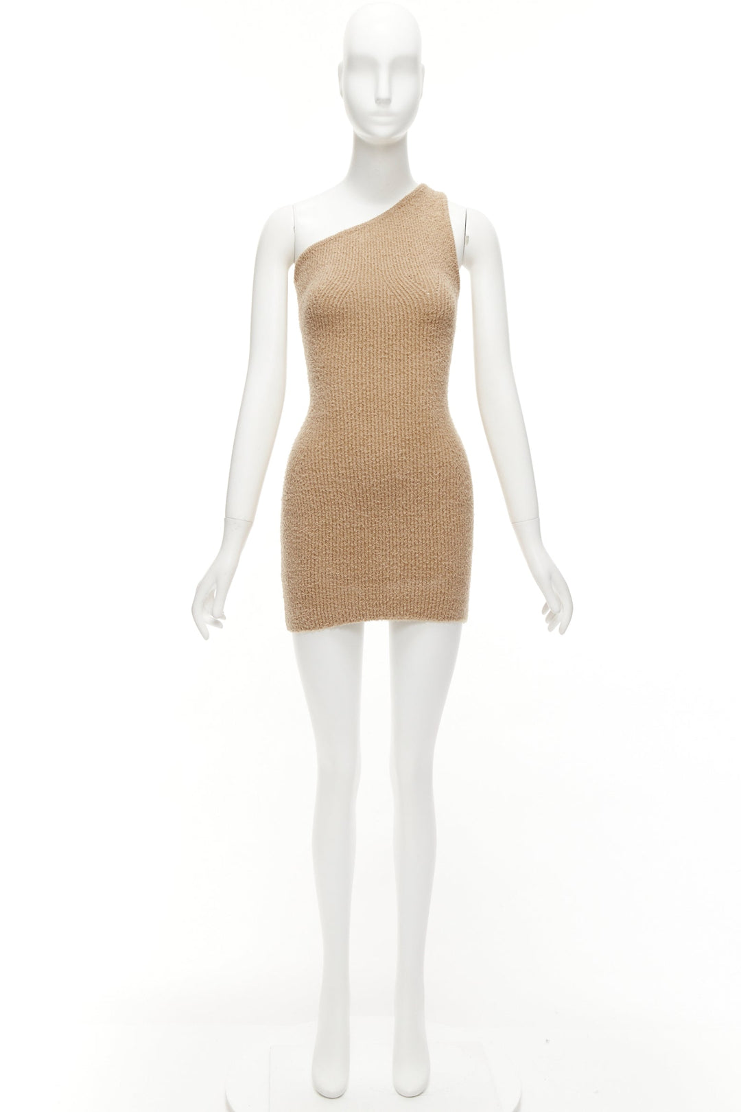 Wardrobe NYC - Tan Brown Women Party/Cocktail Dress | JHROP Preloved Luxury Wardrobe NYC - Tan Brown Women Party/Cocktail Dress | JHROP Preloved Luxury