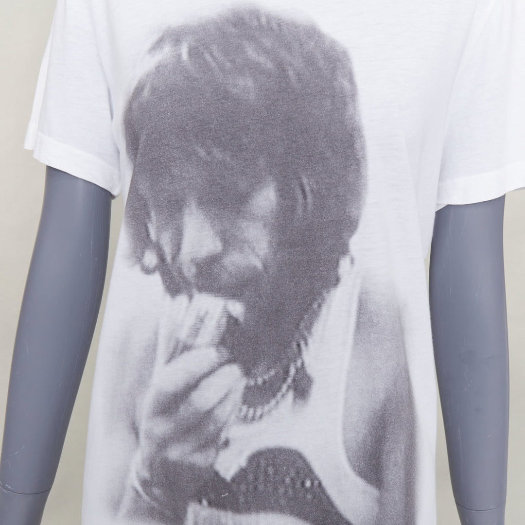 CHROME HEARTS THE ROLLING STONES  in Exile Keith Richards portrait print t-shirt