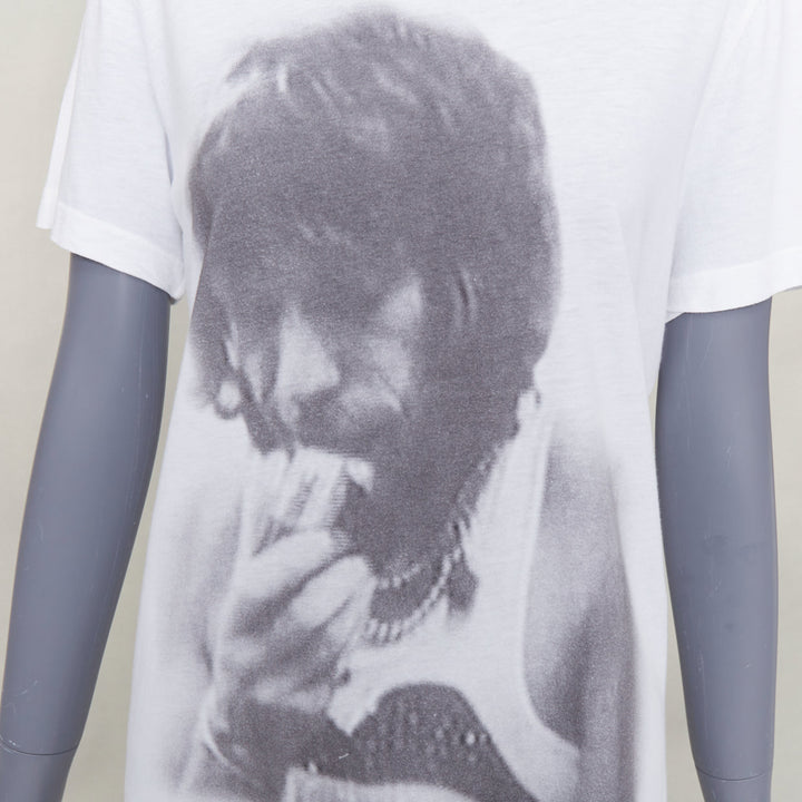 CHROME HEARTS THE ROLLING STONES  in Exile Keith Richards portrait print t-shirt