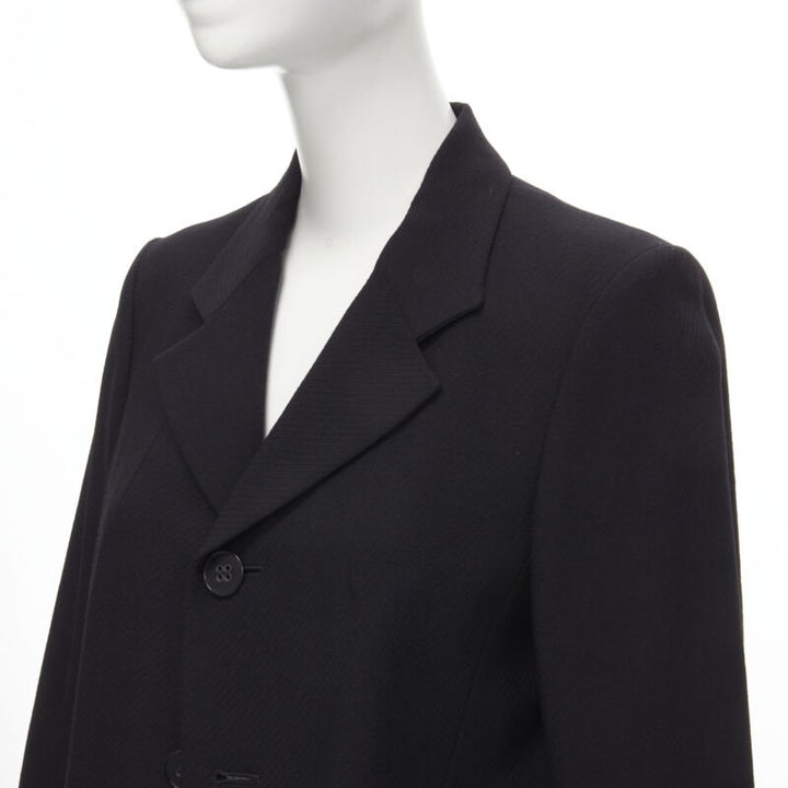 vintage Runway COMME DES GARCONS '92 black wool long wide sleeve blazer jacket M