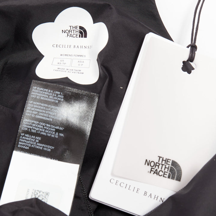 CECILIE BAHNSEN THE NORTH FACE Shara Mountain black puff babydoll dress XS
