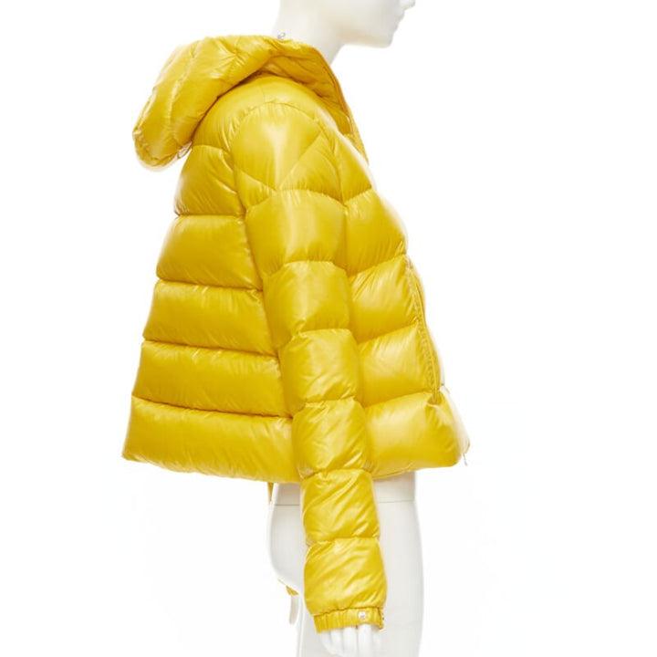 MONCLER GENIUS Pierpaolo Piccioli yellow pure goose down padded puffer US0 XS