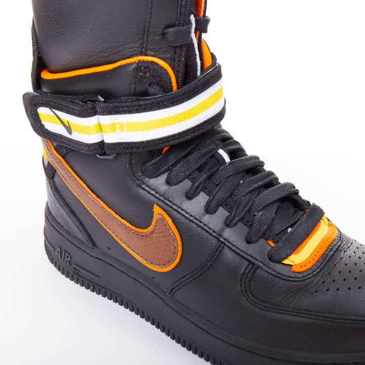 rare NIKE RT Riccardo Tisci Black Collection Air Force 1 sneaker boots EU36