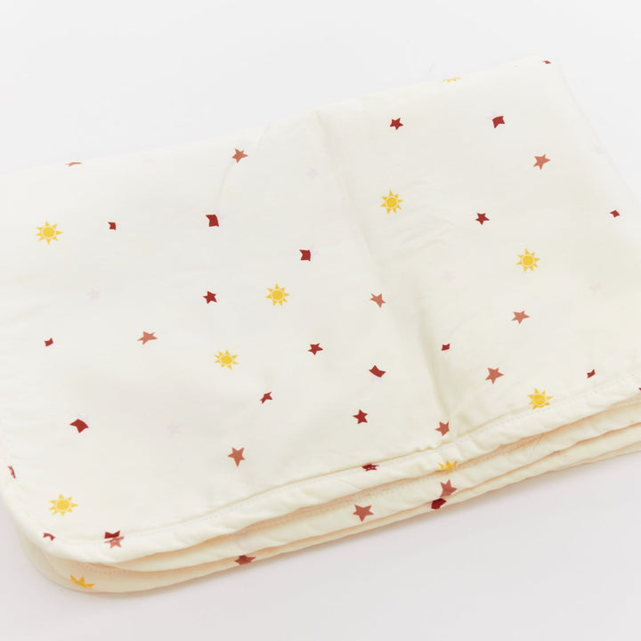 HERMES Circus Nappy Bag red white embroidered cotton canvas tote bag towel set
