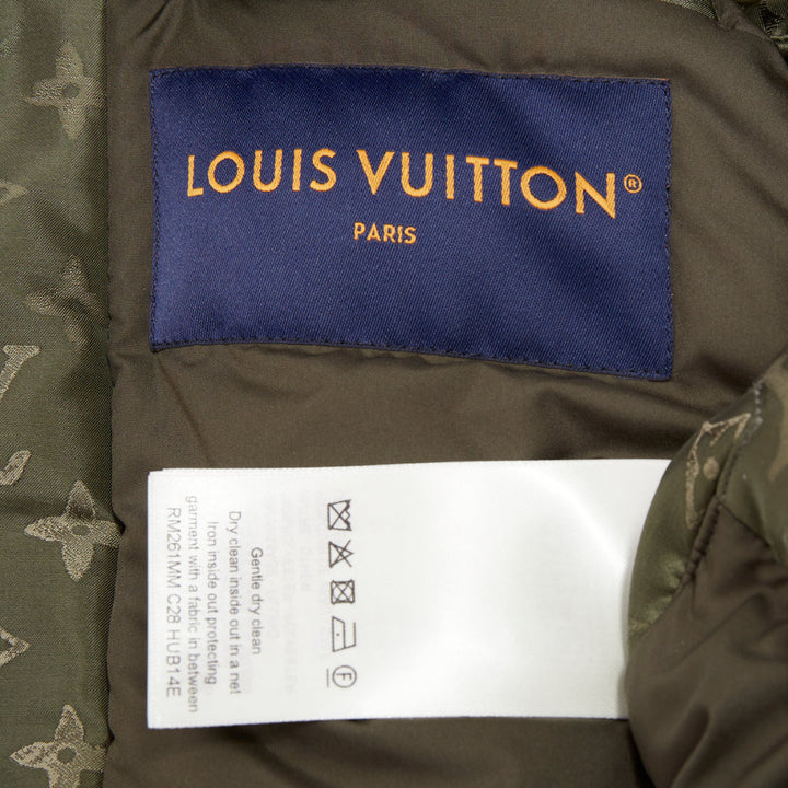 LOUIS VUITTON SS2024 Monogram Bomber technical jacquard bomber jacket FR52 XL