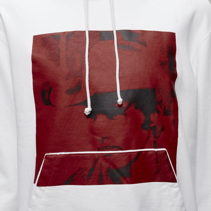 CALVIN KLEIN 205W39NYC 2018 ANDY WARHOL red Cowboy print hoodie M