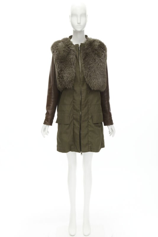 GIVENCHY（ジバンシィ）　ポンチョ　レッキスファー HR0391 Givenchy by Riccardo Tisci - Green Women Casual Top | JHROP