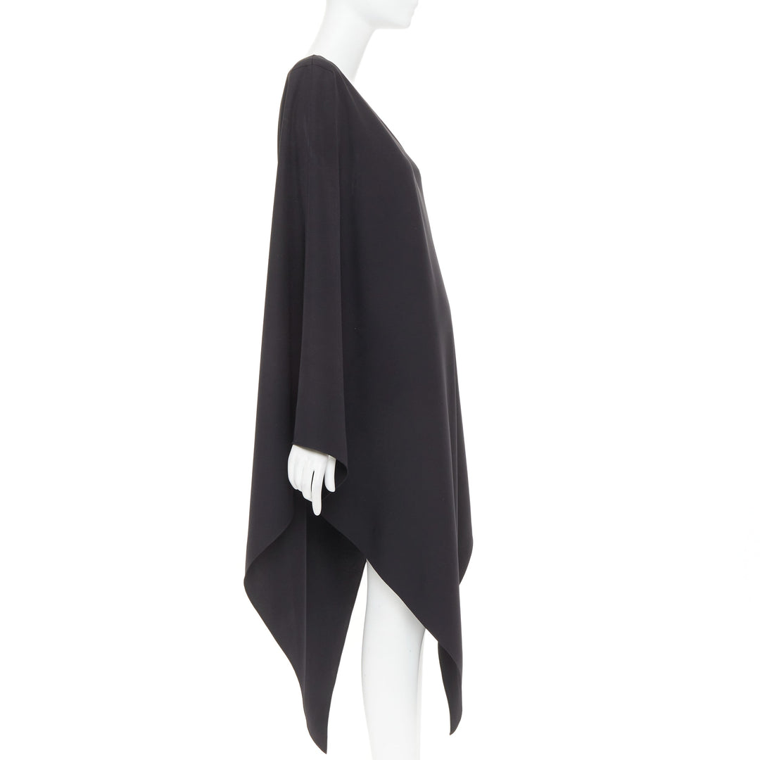 ALEXANDRE VAUTHIER COUTURE SS2025 Runway black asymmetric shoulder top FR36 XXS