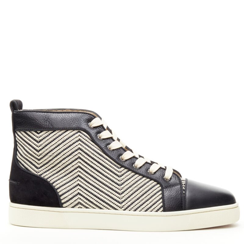 Christian Louboutin レザースニーカーRantulow Orlato ロゴ Christian Louboutin Rantulow Orlato Suede Albatre Gray 42 | eBay
