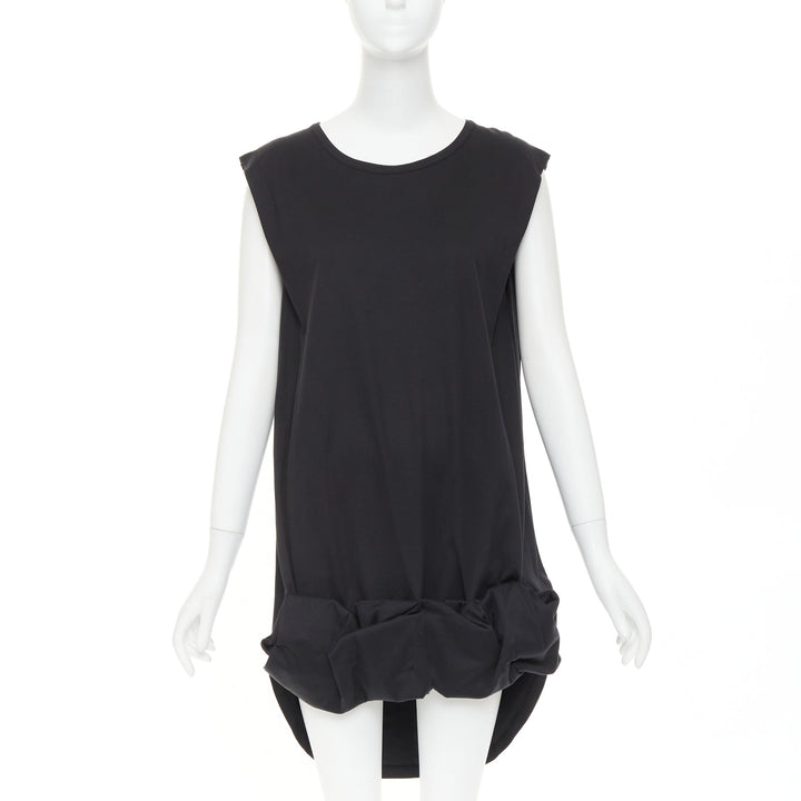 MAISON MARTIN MARGIELA 2001 Vintage black cotton deconstructed bubble dress M