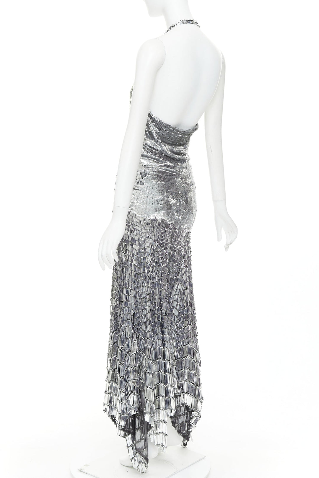 rare ALEXANDRE VAUTHIER COUTURE SS2022 Runway Lesage gradient paillettes gown