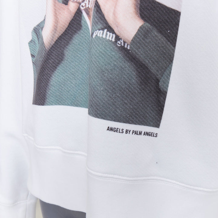 PALM ANGELS 2019 David Sims Photography cotton portrait print sweatshirt XS