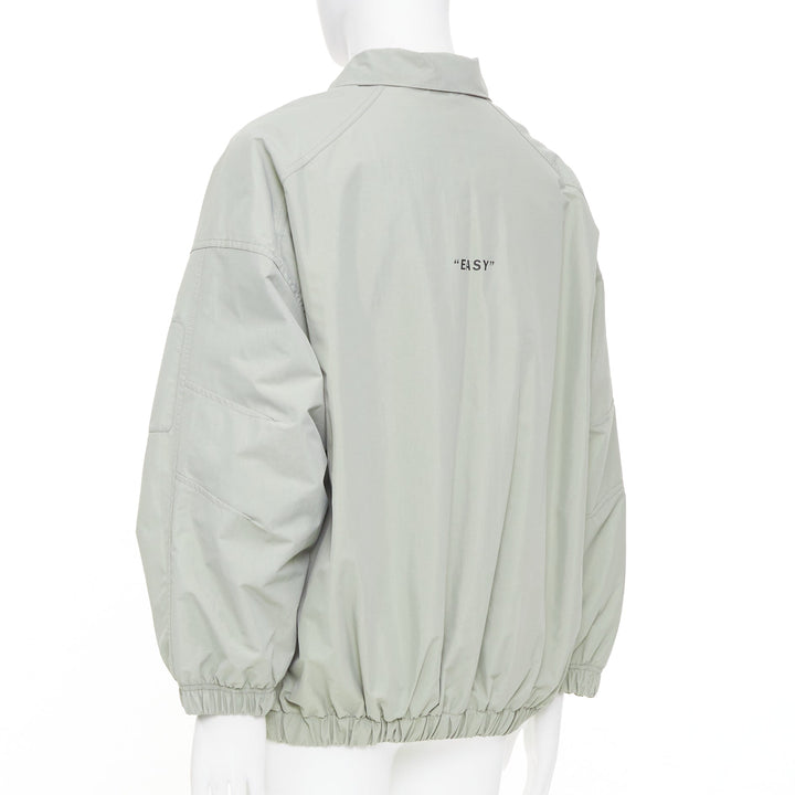 SPECIAL GUEST Easy Wide Anorak Jacket 3L gray waterproof zip utility pullover L