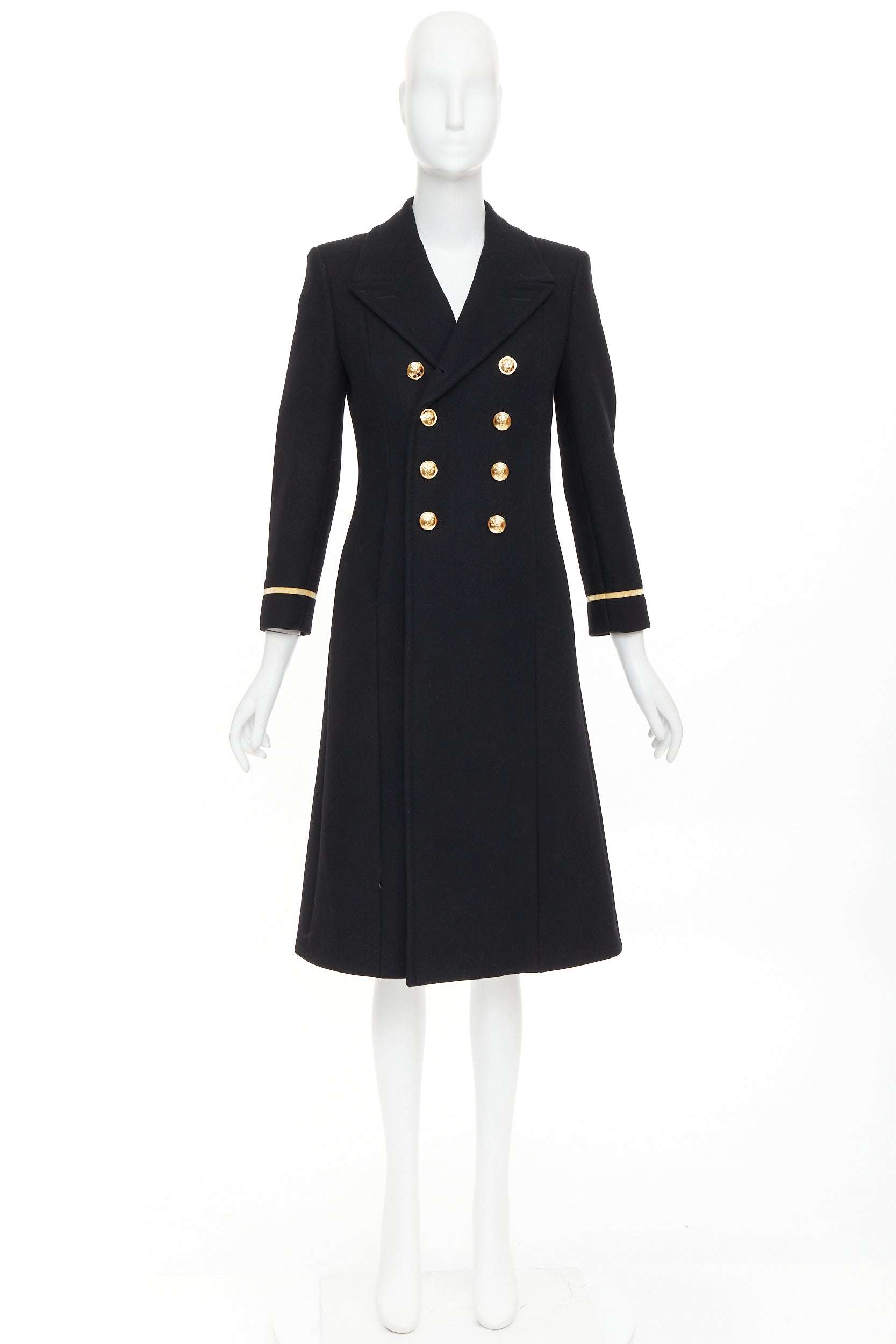 ジャケット・アウター SAINT LAURENT PARIS 16AW MILITARY COAT Saint Laurent by Anthony Vaccarello - Black Women Work Top | JHROP