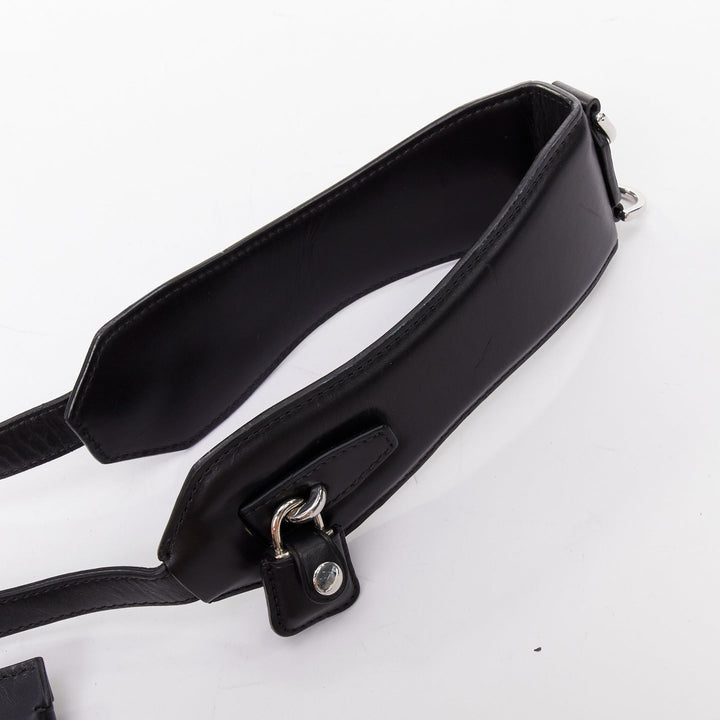 ALEXANDER WANG Runway Canteen black circle multi pocket crossbody bag