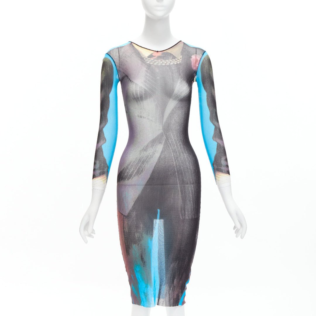Jean Paul Gaultier - Blue Women Party/Cocktail Dress | JHROP Preloved Luxury Jean Paul Gaultier - Blue Women Party/Cocktail Dress | JHROP Preloved Luxury