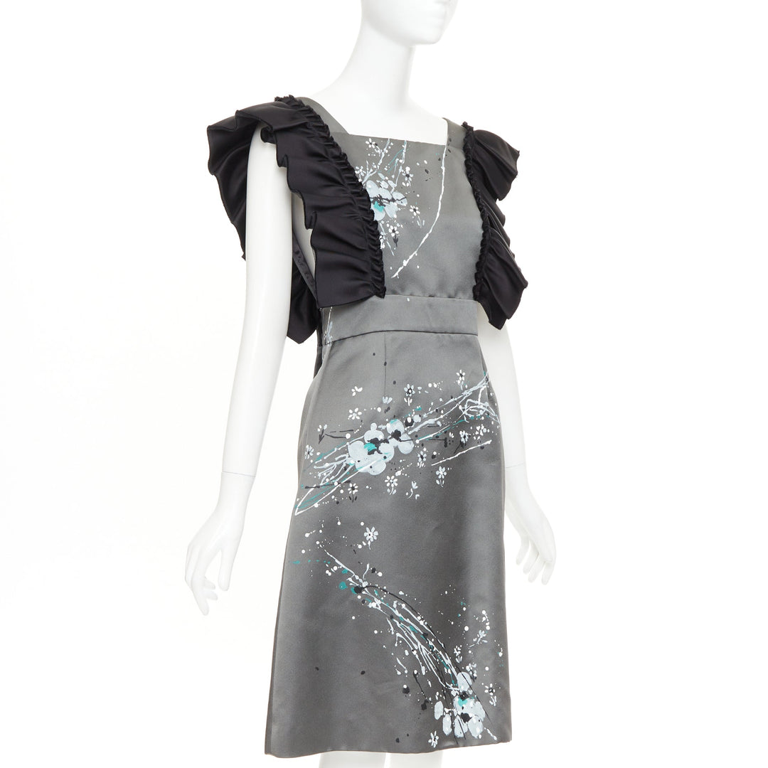 miu miu cocktail dress Miu Miu Embroidered Cocktail Dress