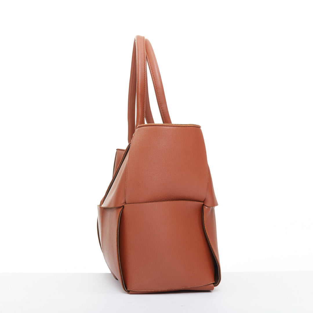 BOTTEGA VENETA Daniel Lee Arco Medium brick rust red  leather maxi tote bag