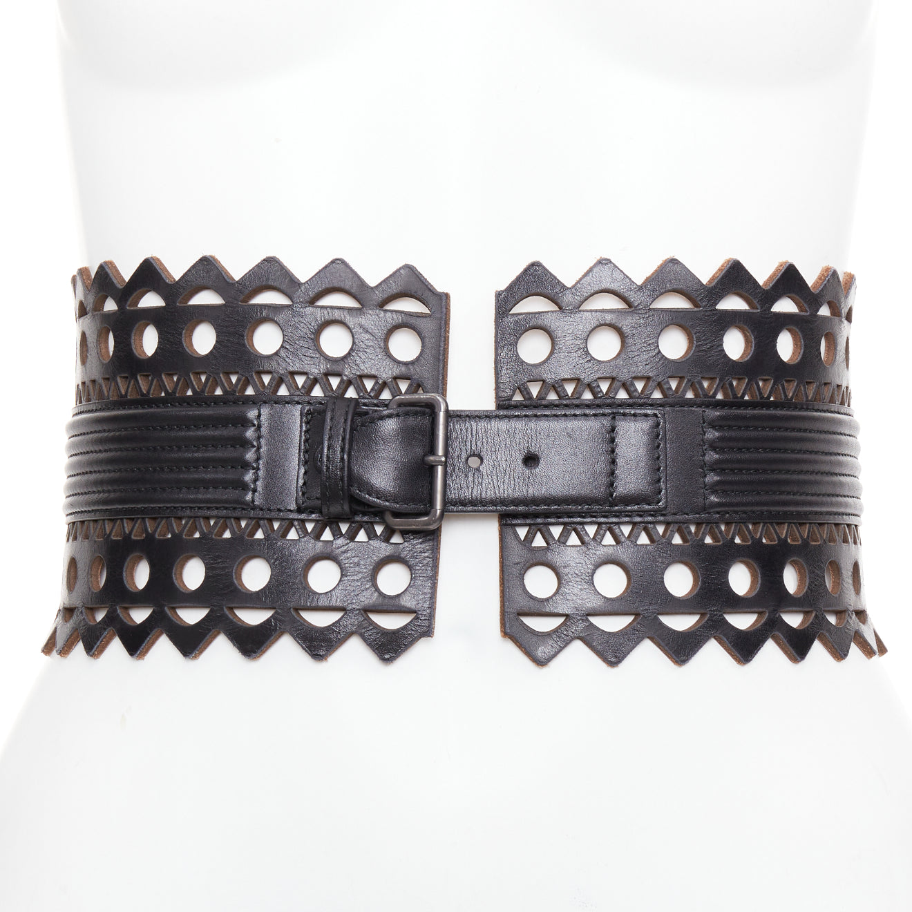 ALAiA ベルト Alaia by Azzedine Alaia - Black Women Casual Belt | JHROP Preloved