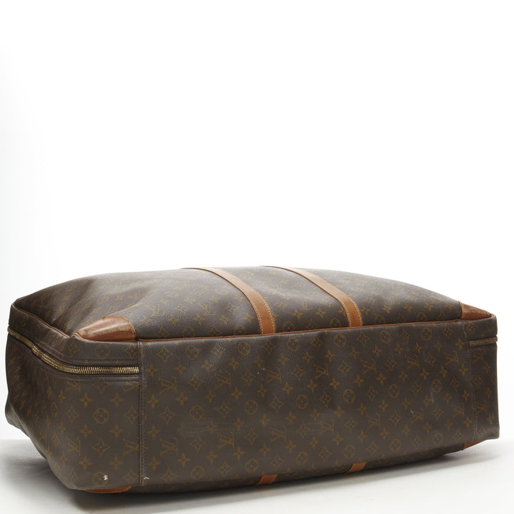 LOUIS VUITTON Sirius 70 brown LV monogram canvas large travel bag