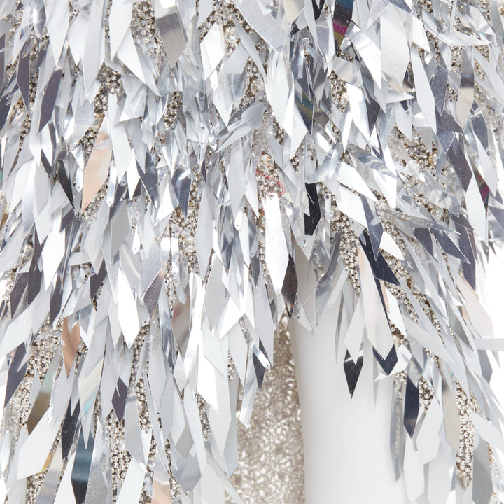 rare ALEXANDRE VAUTHIER COUTURE AW2023 Runway Lesage bead feather pailette dress