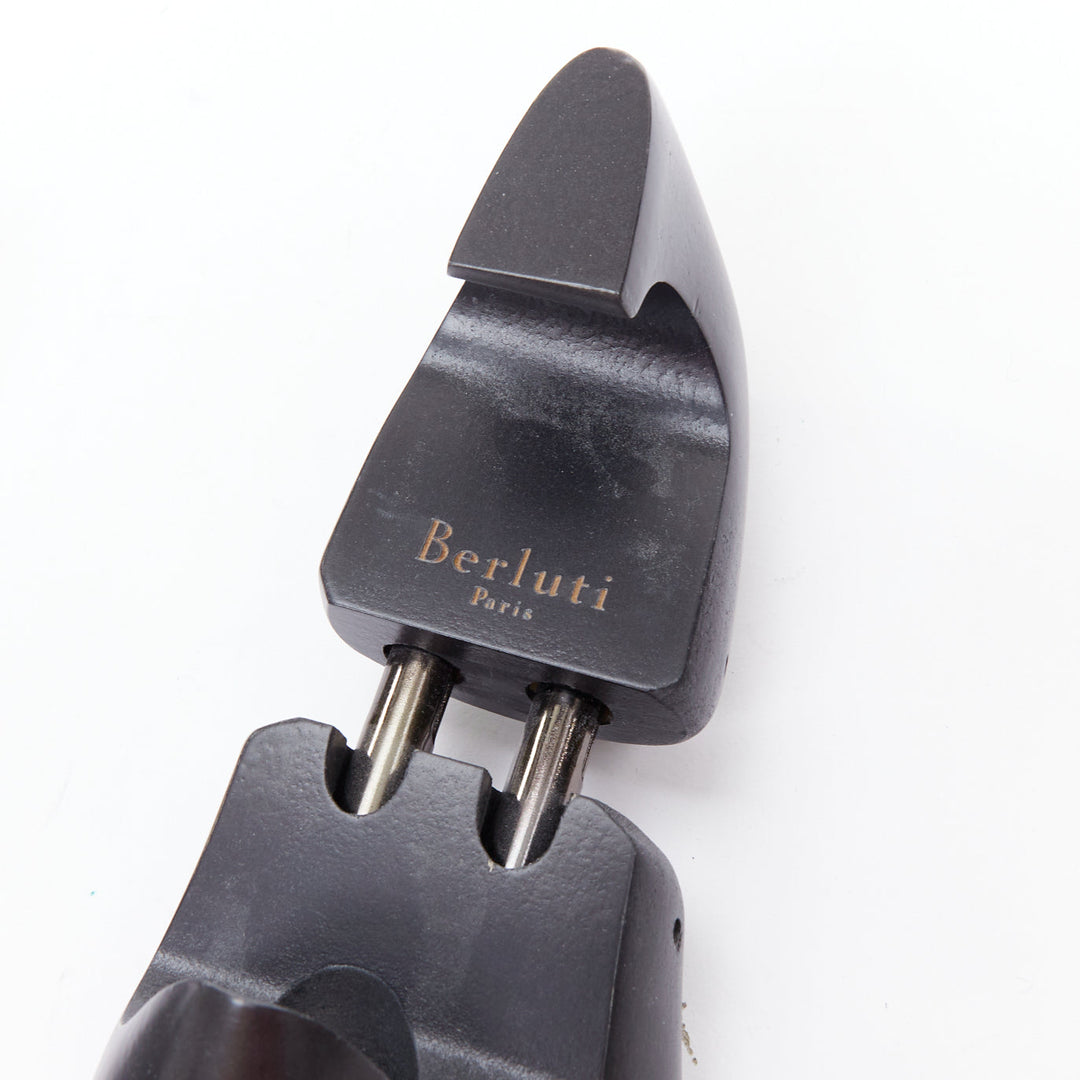 BERLUTI black wooden shoe tree pair UK8 EU42