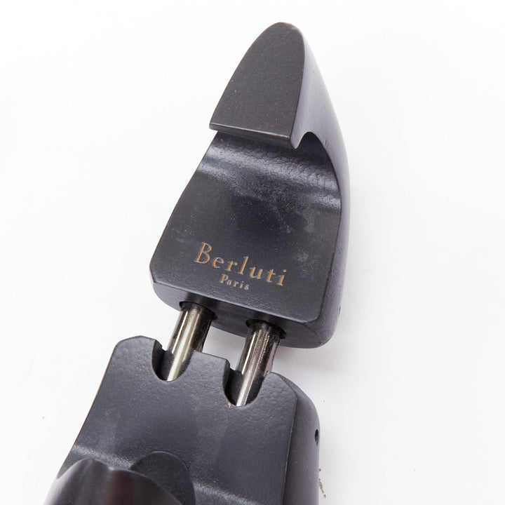 BERLUTI black wooden shoe tree pair UK8 EU42