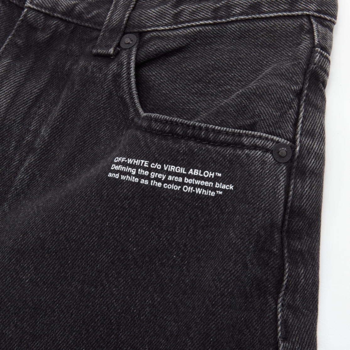 Off white virgil abloh jeans hotsell