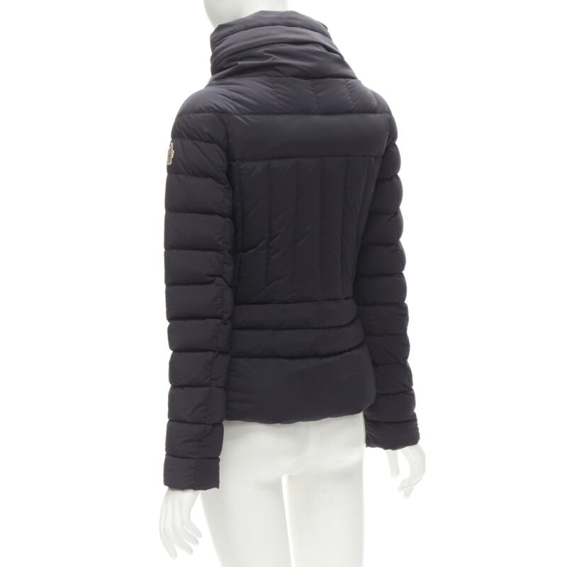 MONCLER GRENOBLE Bear Giubotto black nylon new down puffer jacket Size 1 S